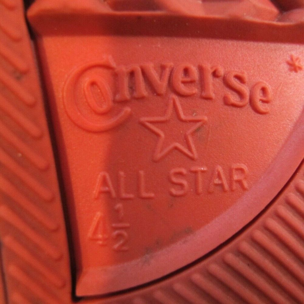 Converse Rubber Chuck Taylor Hi Top Rain Boots Lace Up Women's 6.5 Men 4.5 - Picture 9 of 9